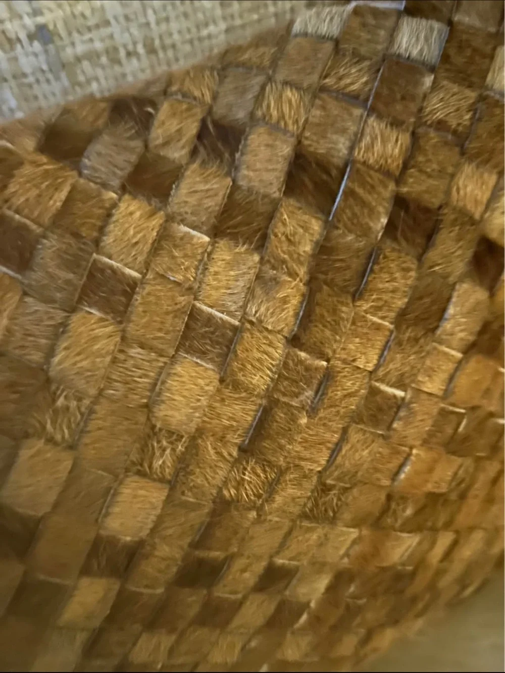 Williams Sonoma woven leather